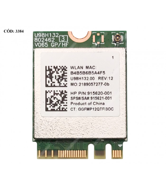 WI-FI M.2 NGFF 2230 REALTEK RTL8821CE 802.11AC 1x1 BT4.2 2.4/5GHz/ 250/255/256 G7 G8 G9 SERIES ANT X1 L17365-005 ORIG.