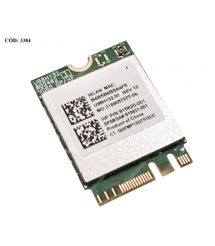 WI-FI M.2 NGFF 2230 REALTEK RTL8821CE 802.11AC 1x1 BT4.2 2.4/5GHz/ 250/255/256 G7 G8 G9 SERIES ANT X1 L17365-005 ORIG.
