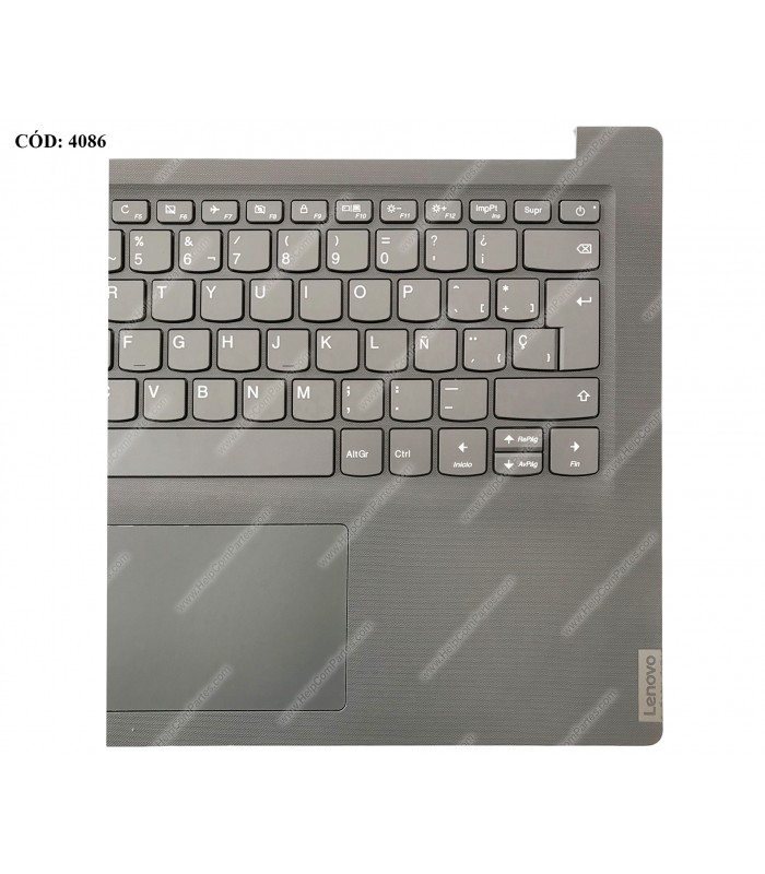 LENOVO ASSY W/KB W/PLMRST W/TP /V14-IIL S145-14API V14-ADA S145-14IGM S145-14IKB S145-14IWL SERIES GRIS-TEXT 5CB0W44153 SP ORIG