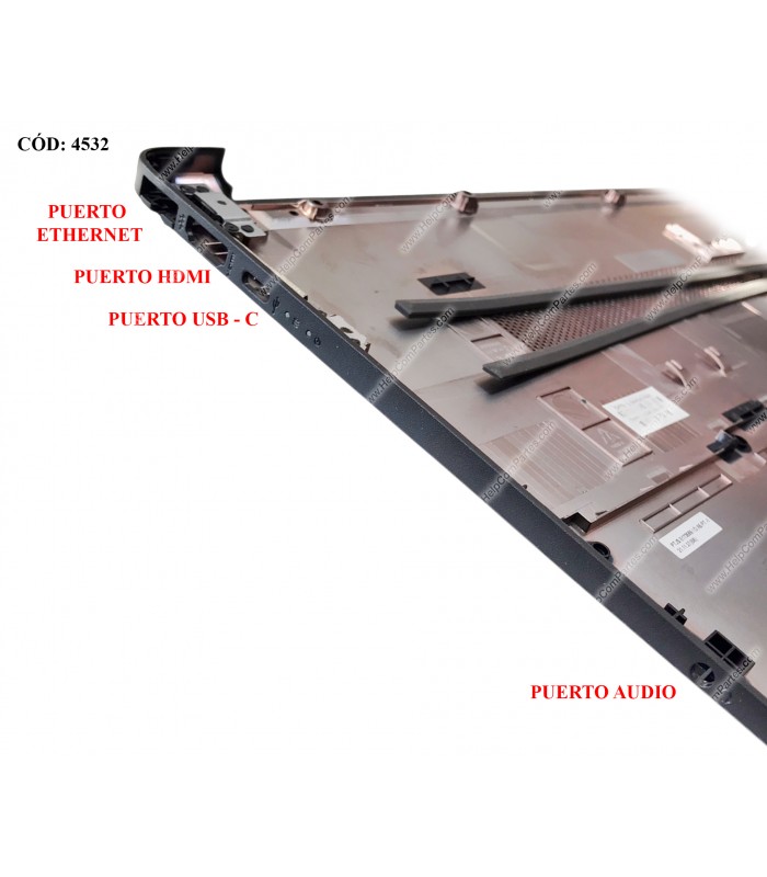 BASE ENCLOSURE HP 15-DWXXXX 15-GW 15T-DW 15Z-GW 15S-DU 15S-GU 15S-GY 15S-DW 250/255/256 G8 G9 SERIES 15.6" L94450-001 BK ORIG.