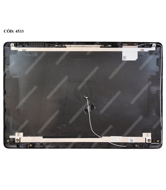 LCD COVER HP 15-DWXXXX 15-GW 15T-DW 15Z-GW 15S-DU 15S-GU 15S-GY 15S-DW 250/255/256 G8 G9 SERIES 15.6" L94456-001 BLK ORIG.