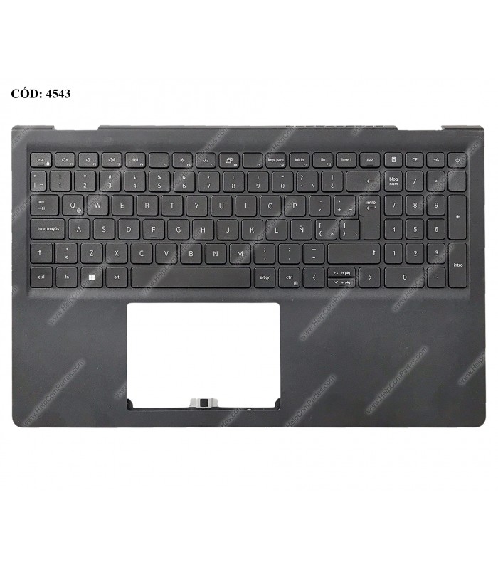 DELL ASSY W/KB W/PLMRST 15 3510 3511 3515 3520 3521 3525 3530 VOSTRO 3510 3520 SERIES USB-A N-BL 15.6" 0MM6M3 BLK LA ORIG. (DS)