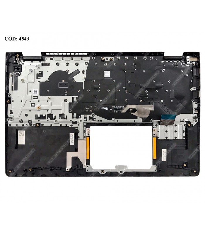 DELL ASSY W/KB W/PLMRST 15 3510 3511 3515 3520 3521 3525 3530 VOSTRO 3510 3520 SERIES USB-A N-BL 15.6" 0MM6M3 BLK LA ORIG. (DS)