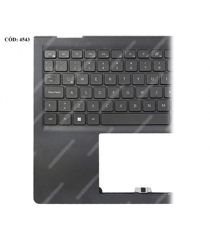 DELL ASSY W/KB W/PLMRST 15 3510 3511 3515 3520 3521 3525 3530 VOSTRO 3510 3520 SERIES USB-A N-BL 15.6" 0MM6M3 BLK LA ORIG. (DS)