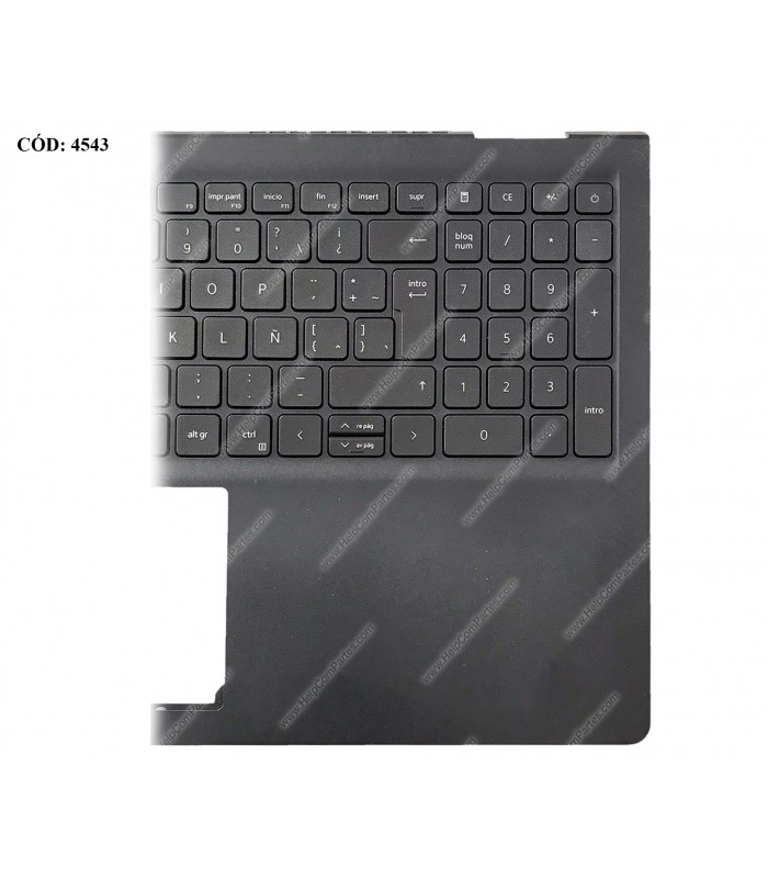 DELL ASSY W/KB W/PLMRST 15 3510 3511 3515 3520 3521 3525 3530 VOSTRO 3510 3520 SERIES USB-A N-BL 15.6" 0MM6M3 BLK LA ORIG. (DS)