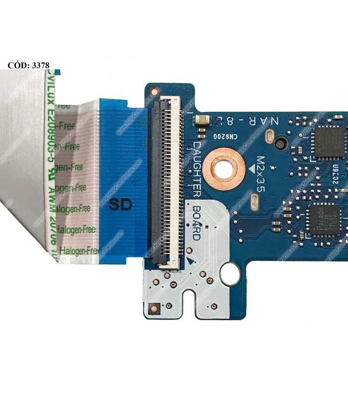 POWER BUTTON HP CARD READER BD W/USB-C KIT /14-CF 14-CK 14-CM 14-DF 14-DK 240 245 246 G7/ 240 245 G8 L23186-001 ORIG.