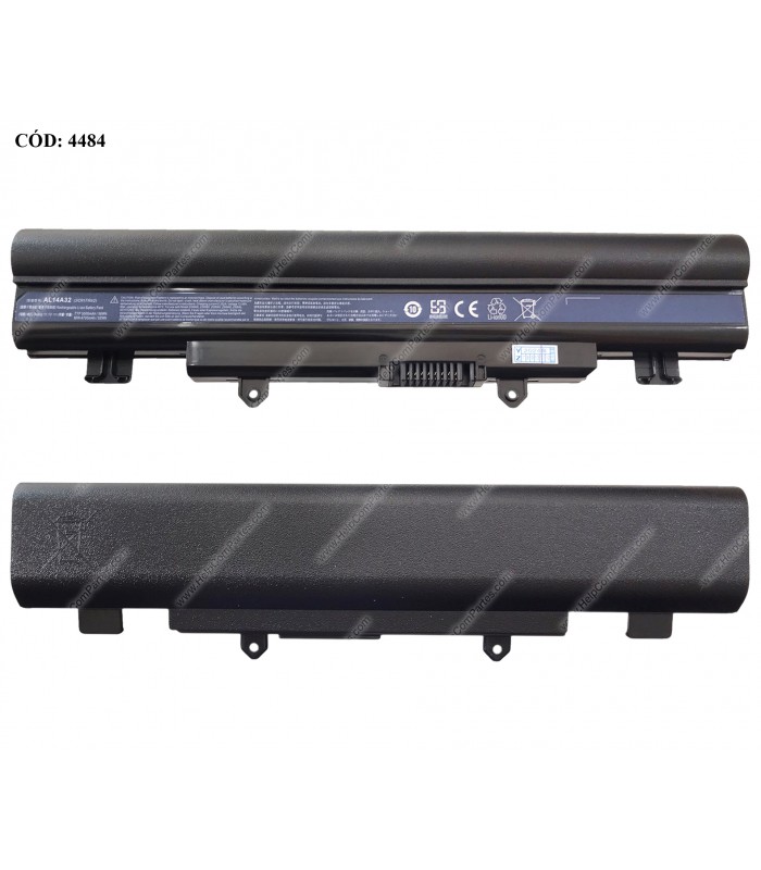 BATERIA ACER 11.1V---56WH/ AL14A32/ ASPIRE E5-571 E5-531 E5-511 E5-471 E5-421 V3-472 V3-572 V3-572 V3-572G SERIES OEM.