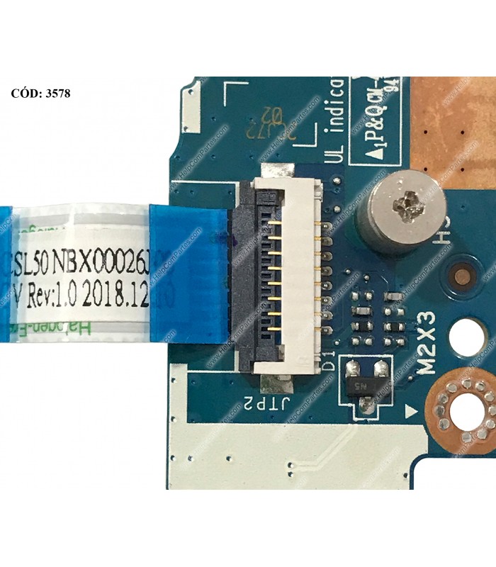 TOUCHPAD CLICK BD W/CABLE HP 15-BS 15-BW 15-RA 15T-BR 15T-BS 15Z-BW 15Q-BY 250 255 256 G6 SERIES 924993-001 ORIG.