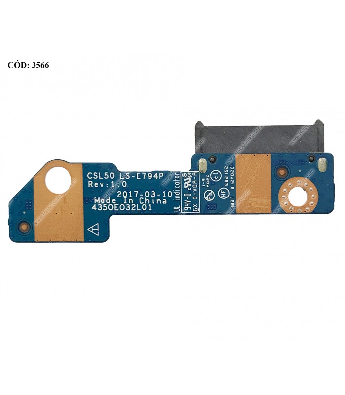 ODD BD W/CABLE HP 15-BS 15-BW 15-RA 15T-BR 15T-BS 15Z-BW 15G-BR 15Q-BU 15Q-BY 250 255 256 G6 SERIES 924990-001 ORIG.