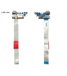 USB BD I/O W/CABLE HP 15-BS 15-BW 15-RA 15T-BR 15T-BS 15Z-BW 15G-BR 15Q-BU 15Q-BY 250 255 256 G6 SERIES 924929-001 ORIG.