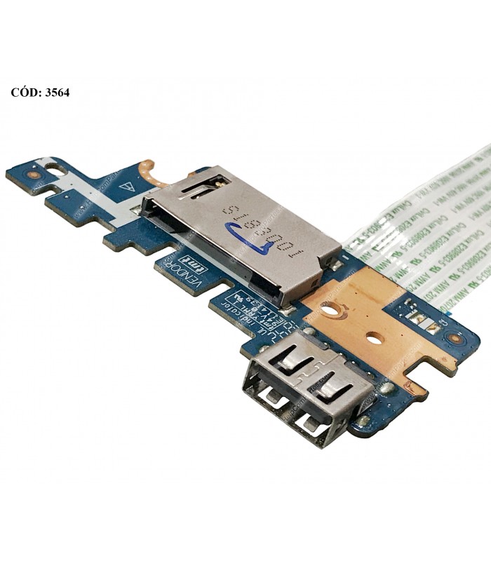 USB BD I/O W/CABLE HP 15-BS 15-BW 15-RA 15T-BR 15T-BS 15Z-BW 15G-BR 15Q-BU 15Q-BY 250 255 256 G6 SERIES 924929-001 ORIG.
