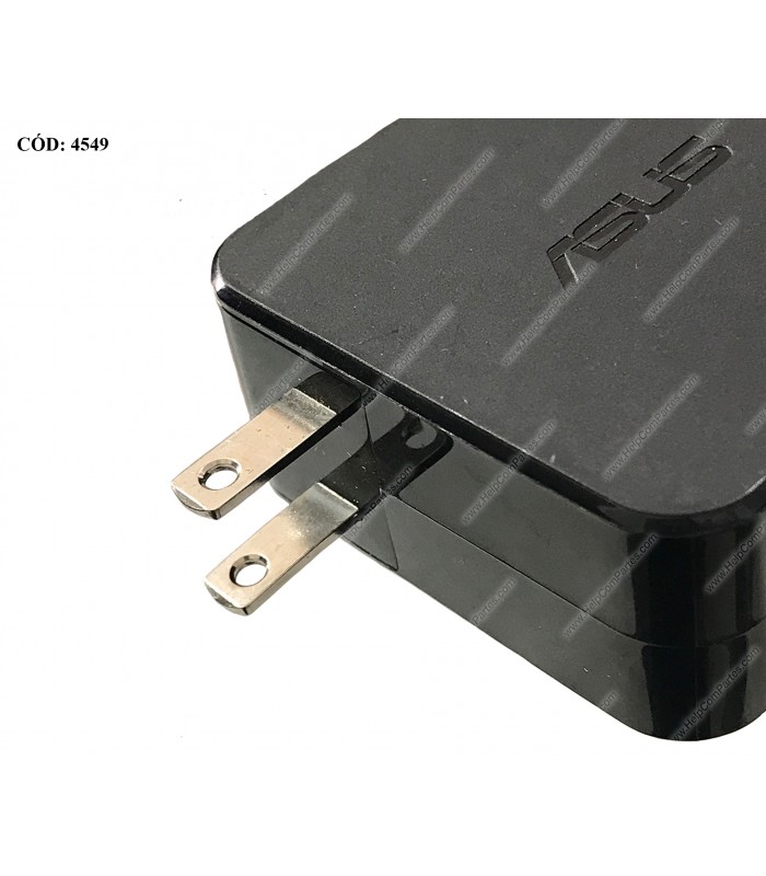 CARGADOR ASUS 19V---2.37A 45W PIN 4.0*1.35MM 100-240V~ US 50-60Hz 2PRONG TIPO A 0A001-00233300 ORIG. (DS)