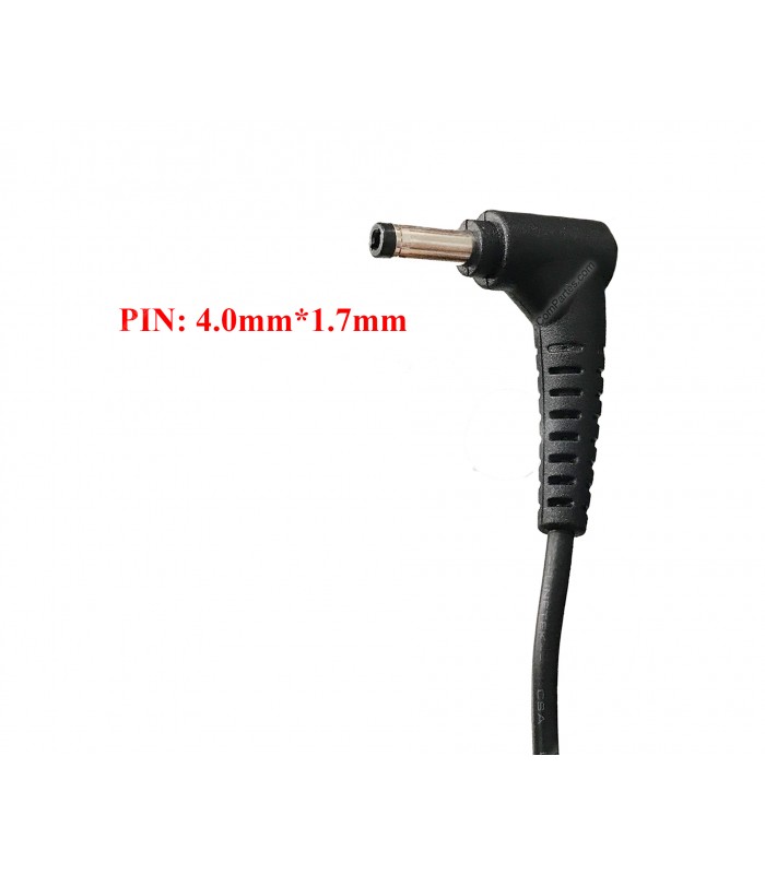 CARGADOR TOSHIBA 19V---2.37A 45W PIN 4.0*1.7 100-240V~ US 50-60Hz 2PRONG PA5192U-1ACA KIT ORIG.