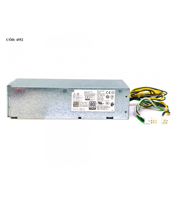 PSU DELL 180W 80 PLUS BRONZE/ 6+4PIN /OPTIPLEX 3040 3050 5040 5050 7050 INSP. 3668 3656 SERIES SFF 0TDFTP ORIG.(SN)