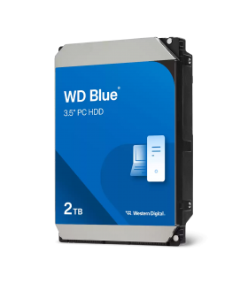 HDD WD BLUE 2TB 3.5" 7200RMP SATA III, 6.0Gb/s SMR 256MB TB110/Y 215MB/s INTERNO WD20EZBX PC