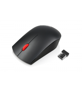 MOUSE LENOVO ThinkPad Essential INALÁMBRICO BLK /RF 2.4GHz/OPTICO/USB-A/3BOTONES/1200DPI/12M BATT/10m/XAA/SILEN/ERGO/4X30M56888