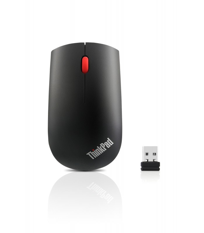 MOUSE LENOVO ThinkPad Essential INALÁMBRICO BLK /RF 2.4GHz/OPTICO/USB-A/3BOTONES/1200DPI/12M BATT/10m/XAA/SILEN/ERGO/4X30M56888.