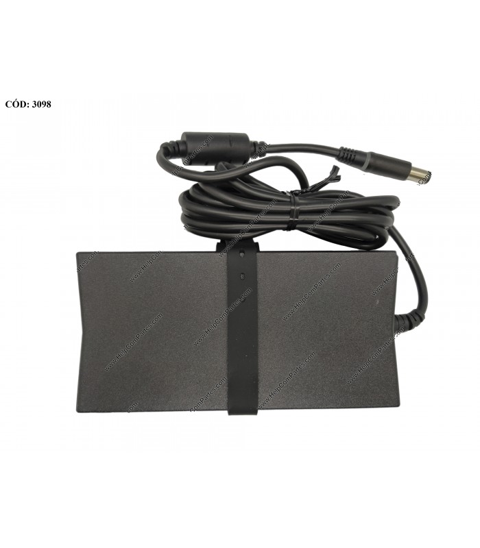 CARGADOR DELL 19.5V---6.7A 130W PIN 7.4*5.0 100-240V~ US 50-60Hz 3PRONG 492-BBYH 063P9N ORIG.