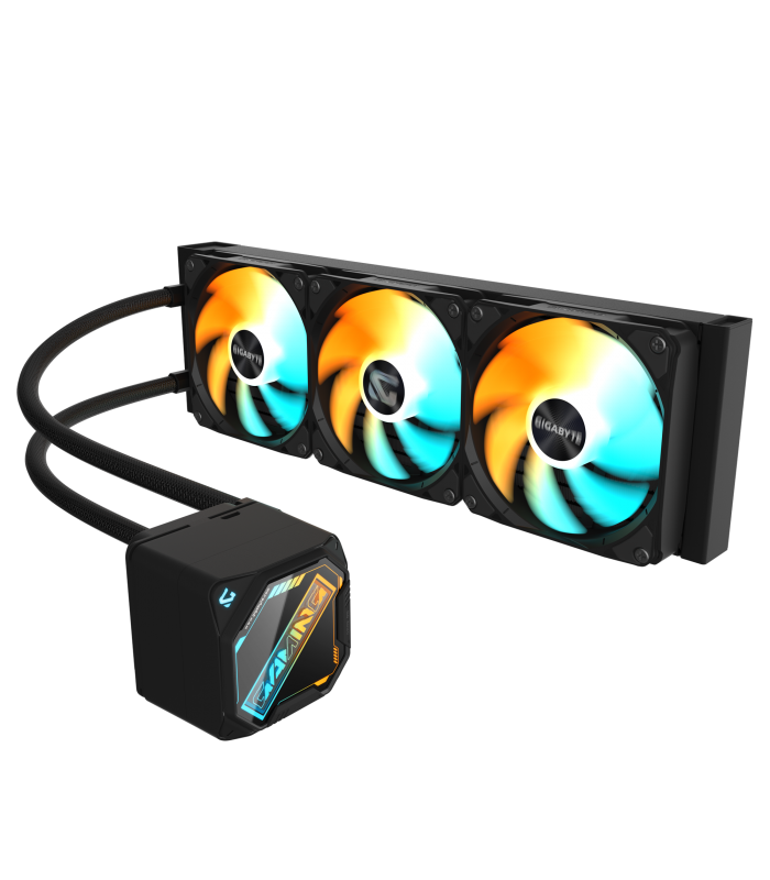 DISIPADOR LIQUIDO GIGABYTE GAMING 360 ICE /395MM/ 3X120mm ARGB/INTEL 1851 /1700/115X/1200 /AMD AM5/AM4 / GP-GIGABYTE GME 360