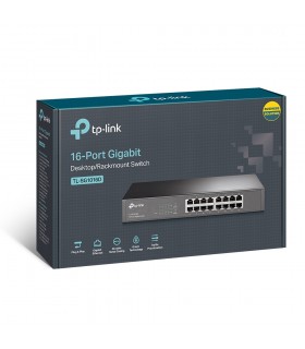 SWITCH TP-LINK TL-SG1016D 16PORT 10/100/1000Mbps/GIGABIT RACK