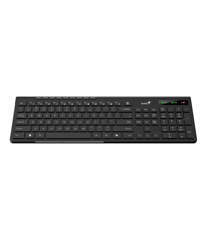 TECLADO GENIUS SLIMSTAR 7230 INALAMBRICO 2.4GHz / AI COPILOT / FN / PC / ESPAÑOL / BK