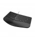 TECLADO GENIUS ERGO KB-700 USB-A ALAMBRICO/ERGONOMICO DIVIDIDO/ PALM REST/1.5M NEGRO ESPAÑOL PC
