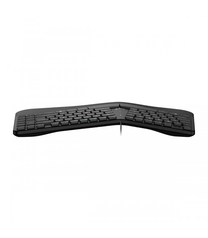 TECLADO GENIUS ERGO KB-700 USB-A ALAMBRICO/ERGONOMICO DIVIDIDO/ PALM REST/1.5M NEGRO ESPAÑOL PC