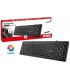 TECLADO GENIUS SLIMSTAR 820 USB-A ALAMBRICO / ILUMINATED / NEGRO / AI COP / FN 12 / ANTIGHOST  / 1.8M / SP