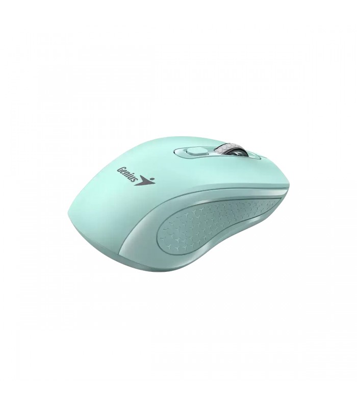 MOUSE GENIUS NX-8025S INALÁMBRICO AGUAMARINA/RF 2.4GHz/OPTICO/USB-A/4BOTONES AI/1200DPI/10m/1XAA/SILEN/ERGO.