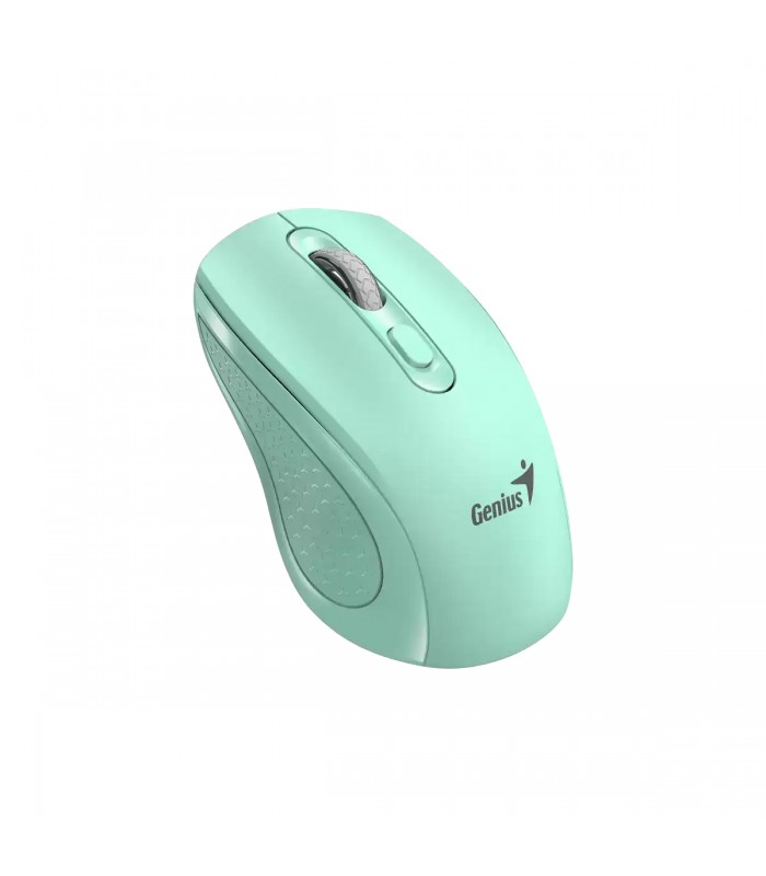 MOUSE GENIUS NX-8025S INALÁMBRICO AGUAMARINA/RF 2.4GHz/OPTICO/USB-A/4BOTONES AI/1200DPI/10m/1XAA/SILEN/ERGO.