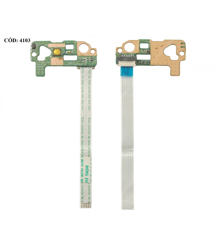 POWER BUTTON HP Pavilion BD W/CABLE 14-V 14-U 14-P 15-V 14T-V 14T-V000 14Z-V000 SERIES DAY11APB6C0 767254-001 ORIG. (DS)