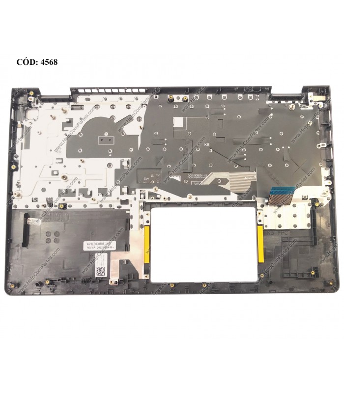 DELL ASSY W/KB W/PLMRST 15 3510 3511 3515 3520 3521 3525 3530 VOSTRO 3510 3520 SERIES USB-A N-BL 15.6" 0MM6M3 BLK LA ORIG. (SN)