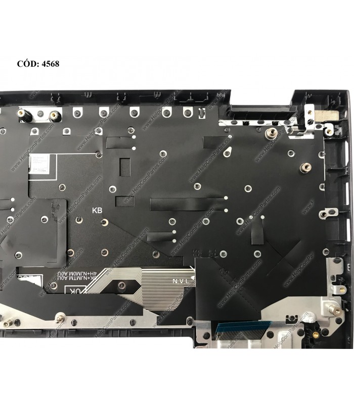 DELL ASSY W/KB W/PLMRST 15 3510 3511 3515 3520 3521 3525 3530 VOSTRO 3510 3520 SERIES USB-A N-BL 15.6" 0MM6M3 BLK LA ORIG. (SN)