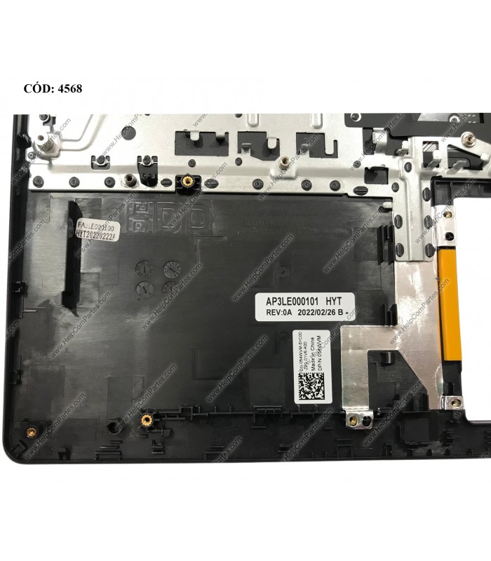 DELL ASSY W/KB W/PLMRST 15 3510 3511 3515 3520 3521 3525 3530 VOSTRO 3510 3520 SERIES USB-A N-BL 15.6" 0MM6M3 BLK LA ORIG. (SN)
