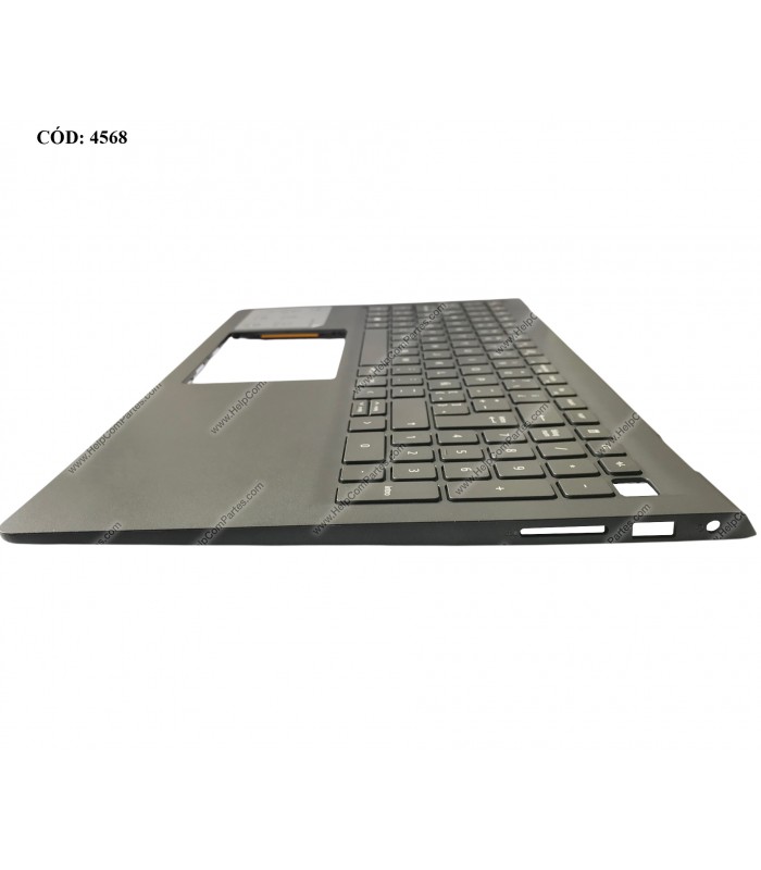DELL ASSY W/KB W/PLMRST 15 3510 3511 3515 3520 3521 3525 3530 VOSTRO 3510 3520 SERIES USB-A N-BL 15.6" 0MM6M3 BLK LA ORIG. (SN)