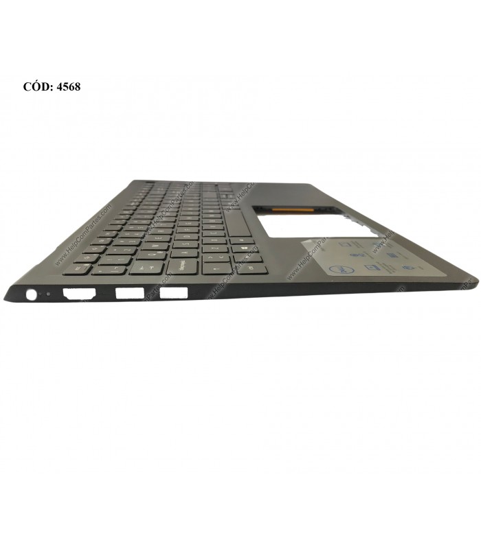 DELL ASSY W/KB W/PLMRST 15 3510 3511 3515 3520 3521 3525 3530 VOSTRO 3510 3520 SERIES USB-A N-BL 15.6" 0MM6M3 BLK LA ORIG. (SN)