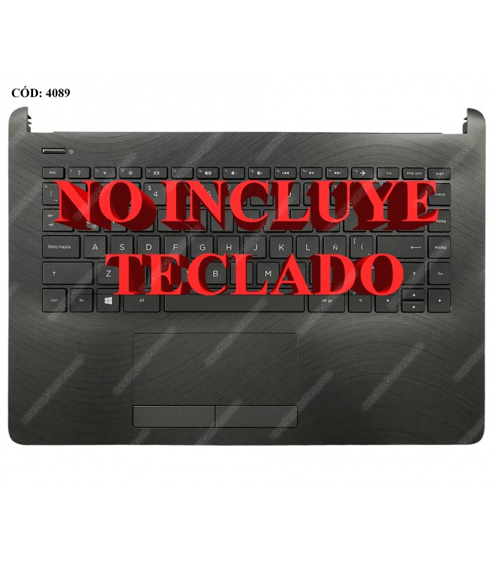 HP ASSY W/PLMRST W/TP 14-BS 14-BW 240 245 250 255 G6 N-KEY SERIES 925309-161 N-KB BK LA ORIG. (N-K DS)