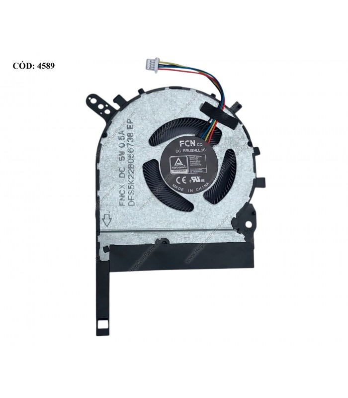 VENTI. ASUS TUF Gaming A15 A17 F15 F17 FA506 FX706 FA706 2021 SERIES CPU 4PIN 13NR0600T05011 ORIG.