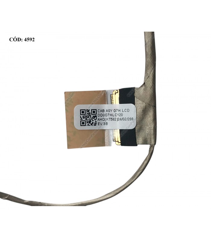FLEX LCD HP PAV. 15-EGXXXX 15-EHXXXX 15T-EG000 15Z-EH000 15T-EG200 15T-EG300 15Z-EH300 SERIES 30PIN 0.5MM N-TS M08907-001 OEM.