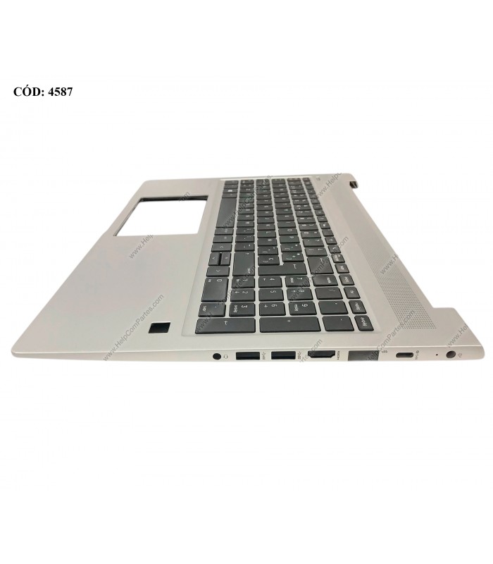 HP ASSY W/KB W/PLMRST /PB 450 G6 450 G7 455 G6 455 G7 455R G6 455R G7 SERIES SLVR L45091-071 SP ORIG.