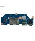 USB BD I/O W/CARD R W/PWR DELL INSP. 15 3510 3511 3515 3520 3521 3525 3530 3535 VOSTRO 3510 3520 3525 SERIES 0R9R3P ORIG. (SN)