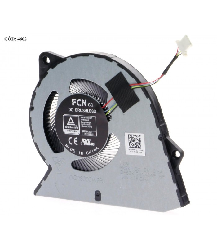VENTI. DELL INSP. 15 3510 3511 3515 3520 3530 3535 VOSTRO 14 3420 3425 15 3510 3515 3520 SERIES 0RFF51 UMA 4PIN ORIG. (DS)
