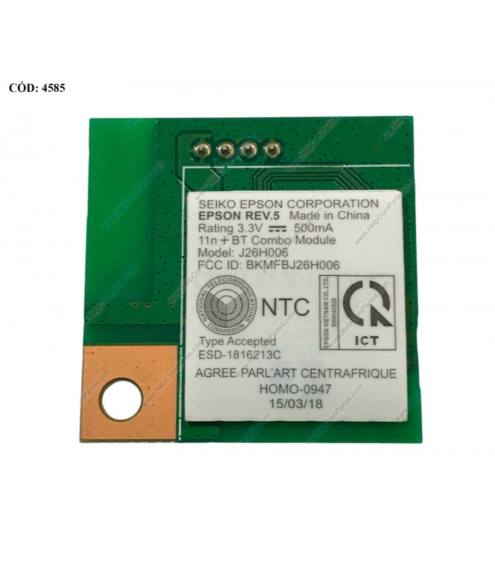 WIRELESS MODULE EPSON L4160 L4260 L4261 L4266 L4267 L4268 L4269 ET-2850 ET-2851 ET-2856 REF. 350 2207229 ORIG. (DS)