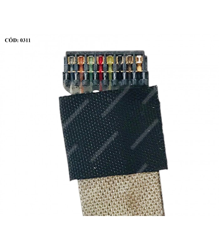 FLEX LCD DELL INSP. N4110 N4320 N4120 M411R M4110 14R 14 V3450 SERIES 40PIN 0GN8TM ORIG.