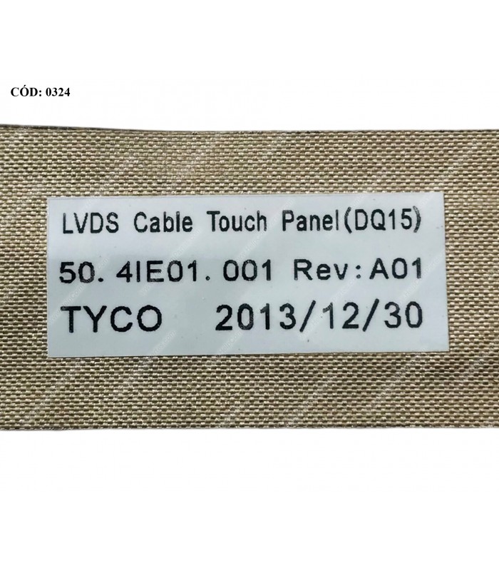 FLEX LCD DELL INSP. 15R N5110 M5110 VOSTRO V3550 SERIES 40PIN 50.4IE01.001 03G62X ORIG.