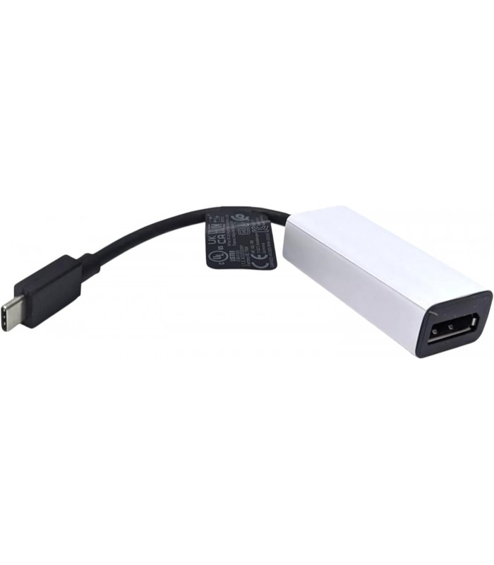 ADAPTADOR HP USB-C A DP DISPLAYPORT 4K 30Hz 18CM BLK 6M148A6ABA ORIG.