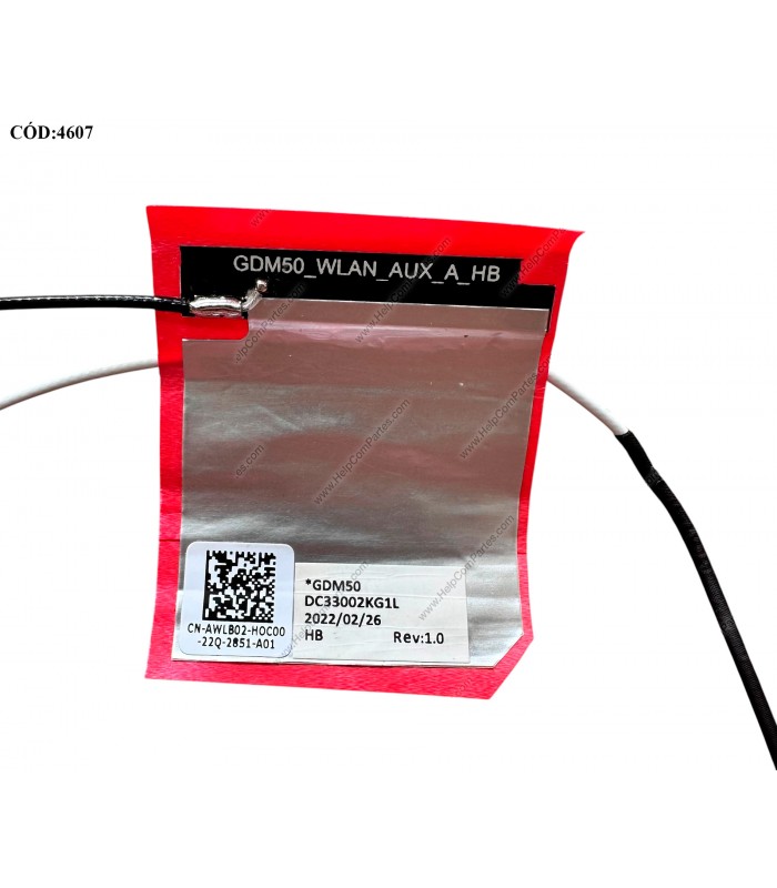 ANTENA WIFI INTERNA NGFF/ M.2 DELL INSP. 15 3510 3511 3515 3520 3521 3525 3530 3535 VOSTRO 3510 SERIES AWLB02 AWLD01 ORIG (DS