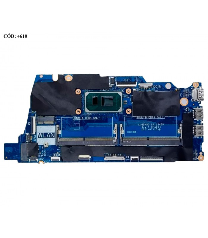 MBO DELL INSP. 15 3511 /i5-1135G7 2.40/T 4.20GHz/2X DDR4/11TH/ SERIES 0XMF7W (REPUESTOS) ORIG.