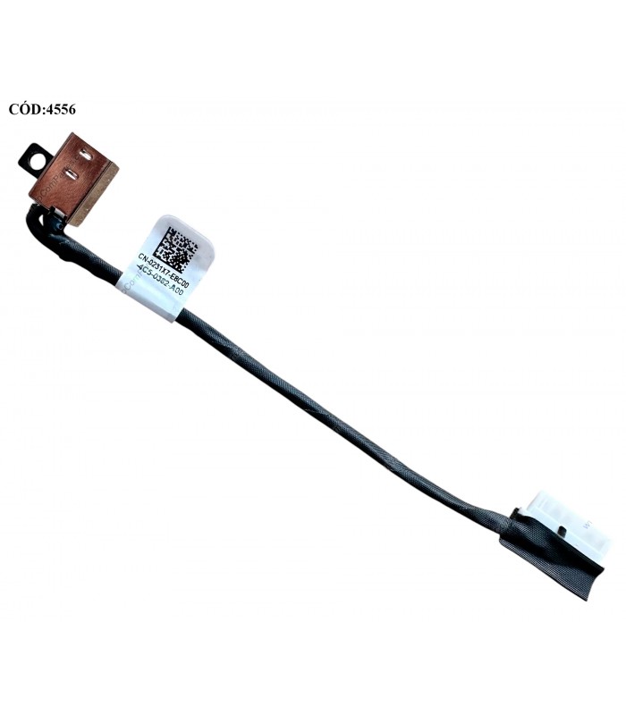 DC JACK POWER DELL INSP.15 3510 3511 3515 3520 3521 3525 3530 3535 16 5640 5645 SERIES 4.5*3.0MM 6PIN 8CM 0231X7 ORIG.