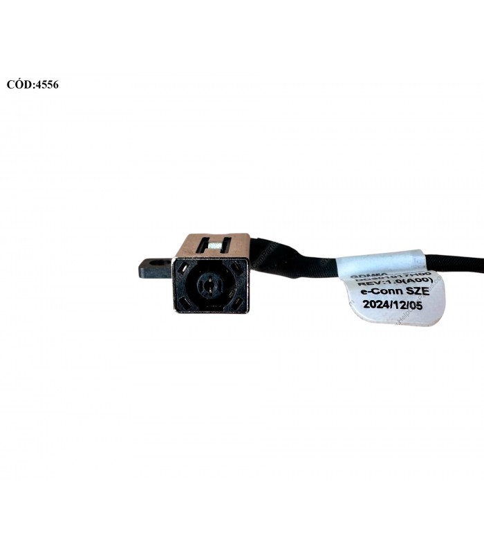 DC JACK POWER DELL INSP.15 3510 3511 3515 3520 3521 3525 3530 3535 16 5640 5645 SERIES 4.5*3.0MM 6PIN 8CM 0231X7 ORIG.
